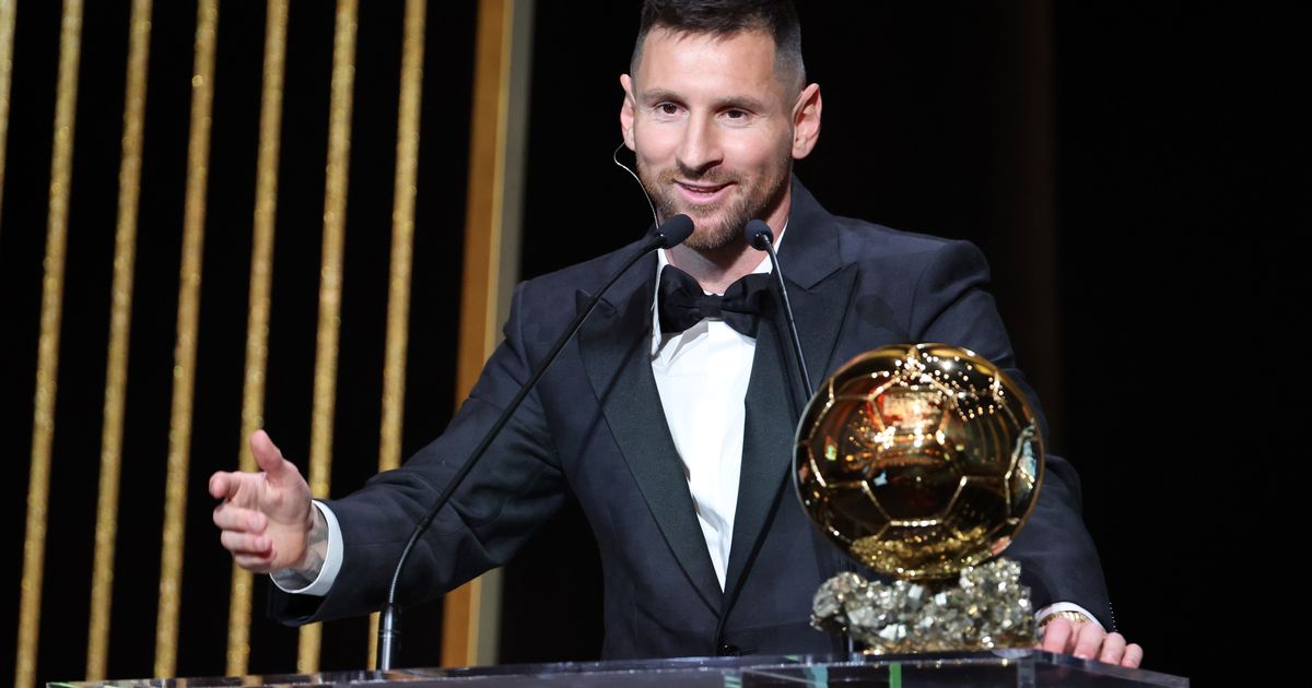 Lionel Messi wins record eight men’s Ballon d’Or award ...